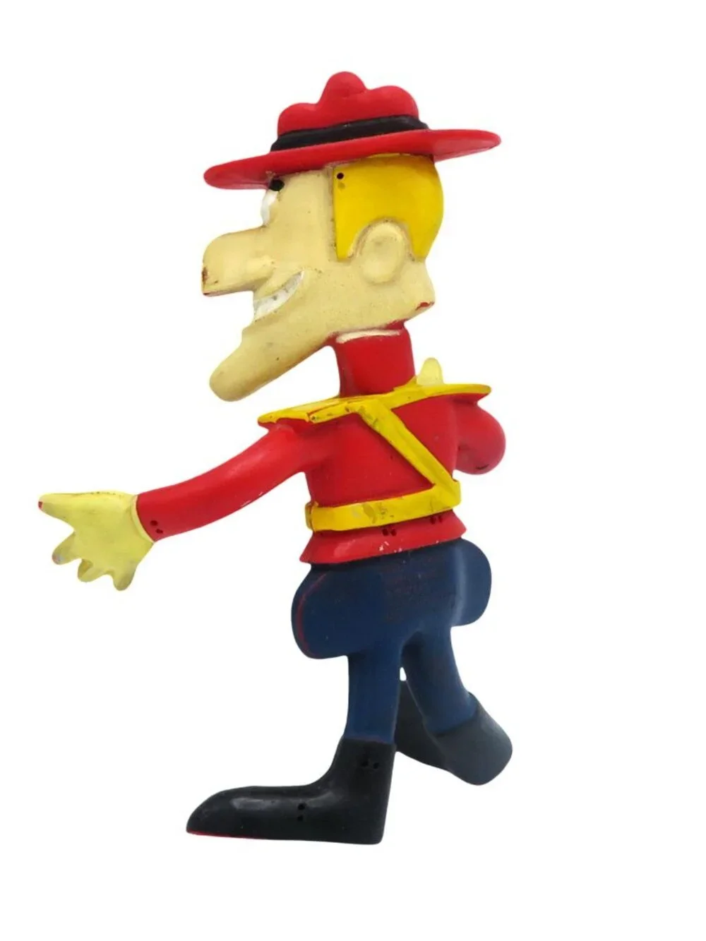 Vintage 1972 Wham-O Jay Ward Dudley Do-Right Bendable Action Figure